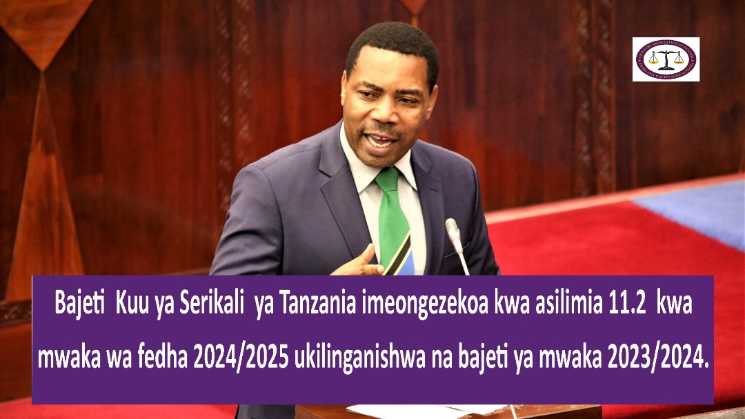 HOTUBA -BAJETI KUU YA SERIKALI 2024-2025 – TAXPAYERS ASSOCIATION OF ...